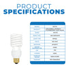 Satco S7232 Compact Fluorescent Spirals T2