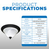 NUVO Lighting 60/383 Fixtures Ceiling Mounted-Flush