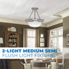 Satco 60/3185 Fixtures Ceiling Mounted-Semi Flush