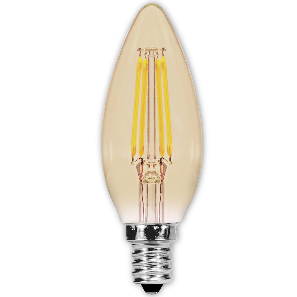 Satco S9986 LED Decorative C11 Amber