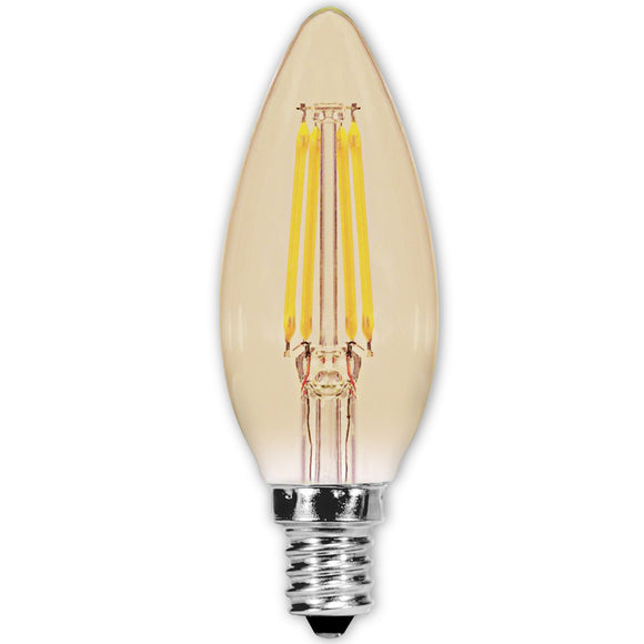 Satco S9986 LED Decorative C11 Amber