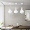 Bulbrite 810092 Pendant Fixtures White Direct Wire Natural Marble