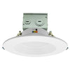 Morris Products 72643B 6 inch J-Box LED Downlight 15 Watt 5CCT - White Baflle Trim