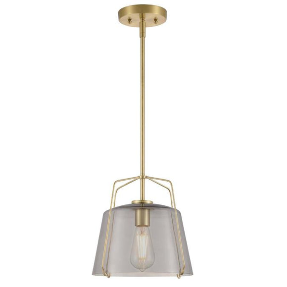 Westinghouse 6125100 Hallein Pendant, Champagne Brass Finish