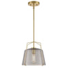 Westinghouse 6125100 Hallein Pendant, Champagne Brass Finish