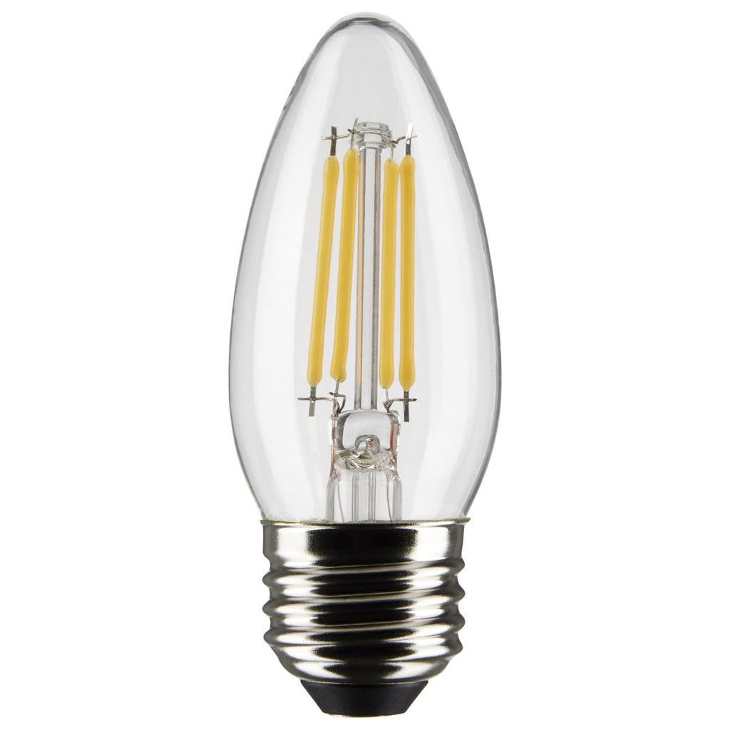 Satco S21291 5.5 Watt B11 LED - Clear - Medium base - 90 CRI - 4000K - 120 Volt