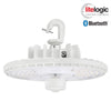 Trace-Lite RSHL-150-CP-WH - Round Slim LED Highbay - Power Switchable - Color Selectable - 120-277VAC - 0-10V Dimming - White Finish