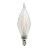 Bulbrite 776590 4 Watt C11 LED Filament - 2700K - E12 Base - 120V - Dimmable - Satin Finish