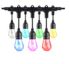 Bulbrite 814361 36 ft Smart String Light Includes LED 0.3W S14 Clear Plastic Lamps (18 Pcs) - 120V