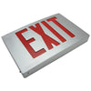 Exitronix 400U-8-WB-WW - Universal Die Cast Aluminum EXIT sign - 8 inch Red Letters - NiCad Battery - White Enclosure W/White Face