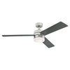 Westinghouse 74007A00 52 in. Alta Vista Alexa Enabled Smart WiFi Ceiling Fan, Brushed Nickel, Indoor