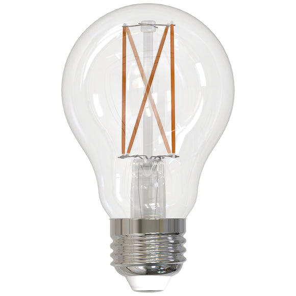 Bulbrite 776913 9 Watt A19 LED Filament - 2700K - E26 Base - 120V - Dimmable - Clear Finish