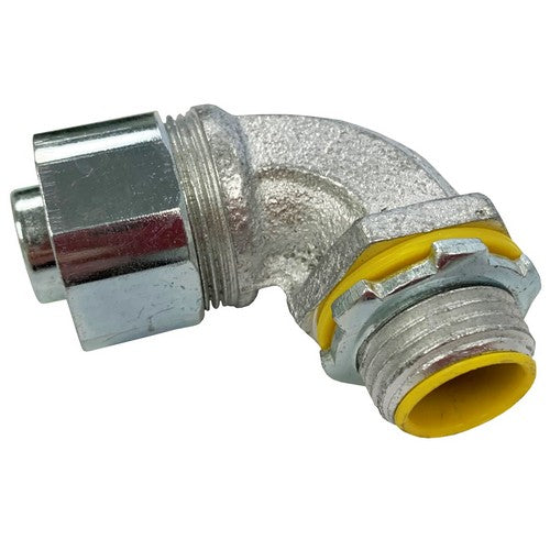 Morris Products 15186 2" Malleable Liquid Tight Connectors - 90° - Insulated Throat