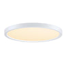 Westinghouse 6133500 - 30W 15" DIM LED WH Surface Flushmount 27K-50K