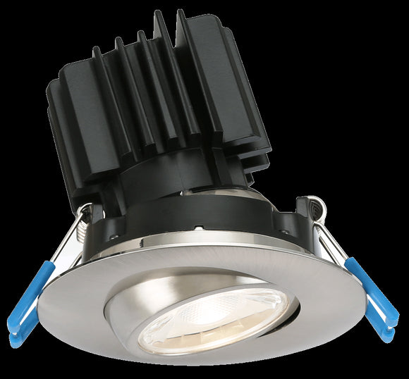 Lotus LED Lights LL3G-5CCT-HO-BN - 3 Inch Round Eyeball Gimbal LED Downlight - 11 Watt - High Output - 5CCT - Brushed Nickel Trim