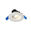 Lotus LED Lights LRG2-3018K-HO-WH - 2 Inch Round Regressed Gimbal LED Lighting High Output - 5.5 Watt - Dim to Warm - White Trim