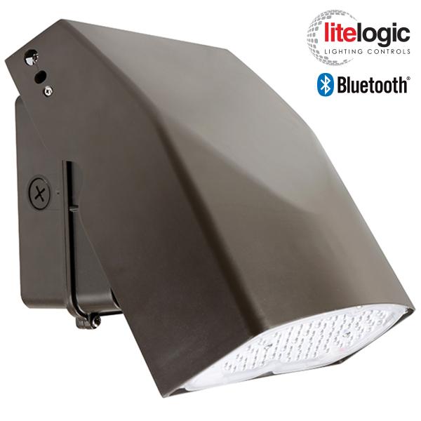 Trace-Lite WTA-40-VS-4K-BR - Small Die-Cast Aluminum LED Wallpack - 40W - Dimming Driver - 4000K CCT - Bronze Finish