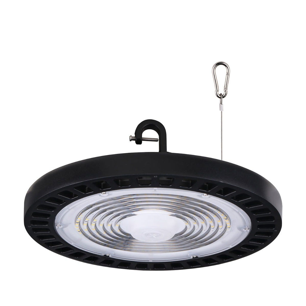 Halco ERHB-100-50-U 37300 ProLED Essential Round Highbay 100W 5000K Universal Voltage 120-277VAC 0-10V Dimming Black