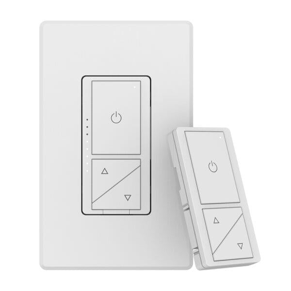 Lotus LED Lights DNA042CU2-W-600-R-P - Smart Dimmer Wi-Fi or Bluetooth controllable Forward Phase Cut with Remote Control, Mounting Brackets and Wall Plates 