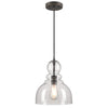 Westinghouse 6129900 Fiona Pendant, Black-Bronze Finish with Highlights