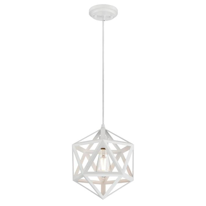 Westinghouse 6355600 One Light Pendant, Matte White Finish