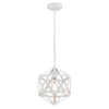 Westinghouse 6355600 One Light Pendant, Matte White Finish