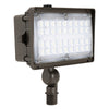 Trace-Lite FXA-15-W-VS-4K-BR-KN - Small LED Flood - 15W - Wide Distribution - 4000K CCT - 120-277V - Bronze Finish - Knuckle Mount