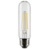 Satco S21351 8 Watt T10 LED - Clear - Medium base - 90 CRI - 3000K - 120 Volt