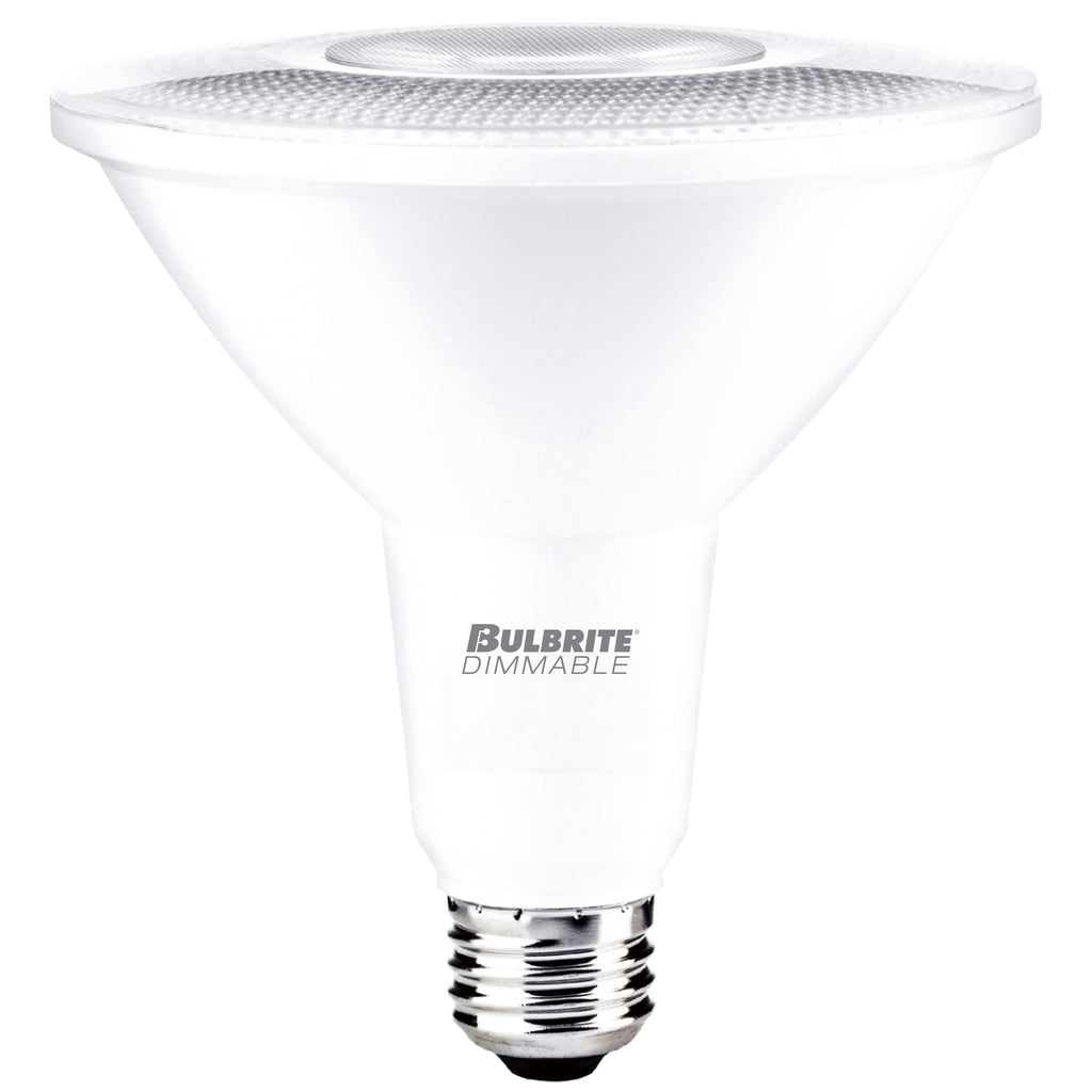 Bulbrite 772254 15 Watt PAR38 LED - 4000K - E26 Base - 120V - White Finish - Dimmable