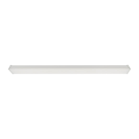 Lexline Slim Linear Linkable 6FT LED Fixture with Emergency Battery - 45 Watts - CCT Adjustable - White Finish