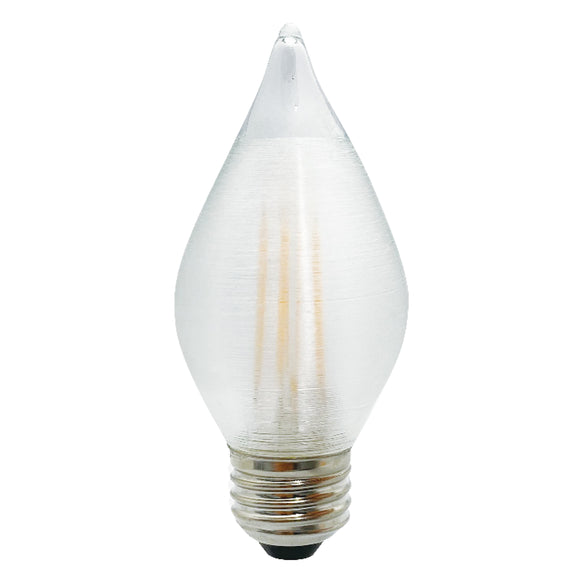 Bulbrite 776592 4 Watt C15 LED Filament - 2700K - E26 Base - 120V - Dimmable - Satin Finish