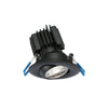 Lotus LED Lights LL3G-3018K-HO-BK - 3 Inch Round Eyeball Gimbal LED Downlight - 11 Watt - High Output - Dim to Warm - Black Trim