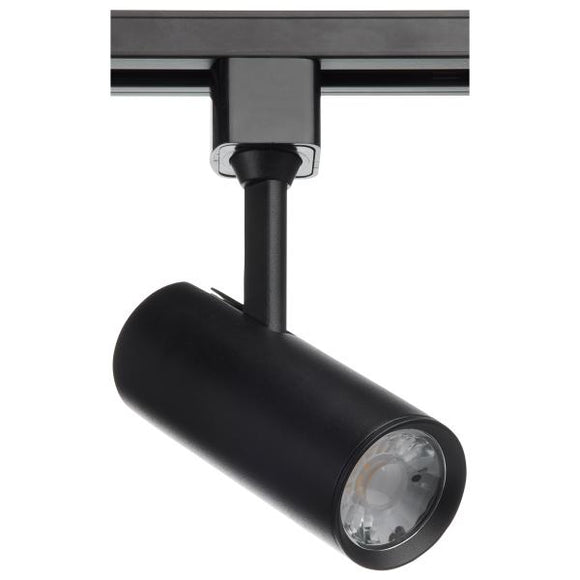 Satco TH602 10 Watt - LED Commercial Track Head - Black - Cylinder - 24 Degree Beam Angle