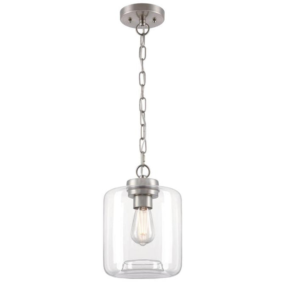 Westinghouse 6130000 Judd Mini Pendant, Brushed Nickel Finish