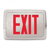 Exitronix LOBO-R-BL - LED Thermoplastic Combination Exit Sign/Emergency Unit - Low-Level Wall Mount - NiCad - Red Letters - Black Finish