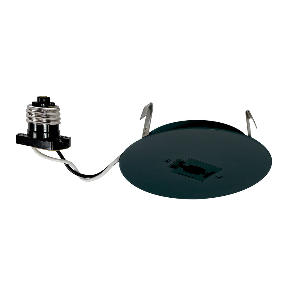 Nora Lighting NT-374B - 4" Track Monopoint Retrofit Kit - Black finish