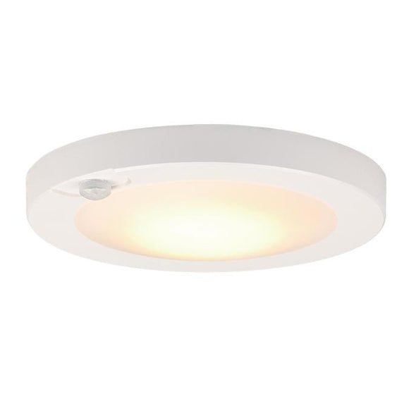 Westinghouse 6111700 6 in. 7W LED Flush with Motion Sensor, White Finish, ENERGY STAR