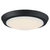 Westinghouse 6117400 11 in. 20W LED Flush, Matte Black Finish