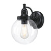 Westinghouse 6121300 Eddystone Wall Fixture, Matte Black Finish