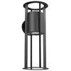 Satco 62/1651 Continuum - 15W LED - Medium Wall Lantern - Matte Black Finish