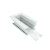 Nora Lighting NTRT-16W - End Feed for Recessed Track Housing - White finish