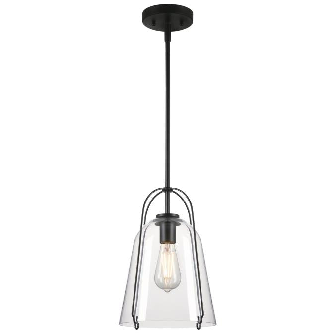 Westinghouse 6130100 Kewadin Pendant, Matte Black Finish