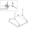 Trace-Lite LPX-CMK - Y - Cable Mounting Kit (2 pcs) for LED Flat Panels