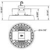 Morris Products 74109B Economy UFO Highbay 300W 5000K 277-480V