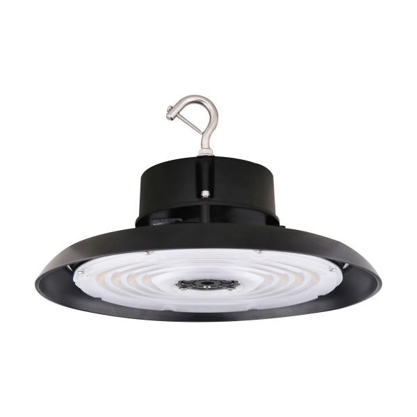 Satco 65/801 100W UFO LED High Bay - 14100 Lumens - 4000K - 277-480 Volt - 0-10V Dimmable - Black Finish