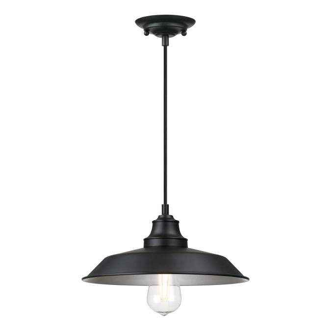 Westinghouse 6132300 - 1Lt Pendant Matte Black