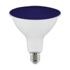 Satco S29482 11.5 Watt PAR38 LED - Blue - 90 degree Beam Angle - Medium base - 120 Volt