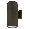 Trace-Lite BCY-30-4K-V1 - LED Cylinder Wallpack - 30W - 4000K CCT - 80 CRI - 120 VAC - Bronze Finish