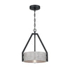 Westinghouse 6125800 Callowhill Pendant, Matte Black and Antique Ash Finish