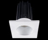 Lotus LED 2 Inch Square Recessed LED 15 Watt High Output Designer Series - 3000 Kelvin - 24 Degree Beam Spread - Alzak Reflector - Trim White